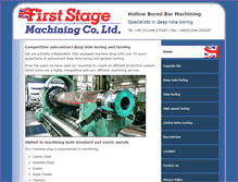 Tablet Screenshot of firststagemachining.co.uk